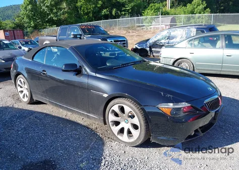 2006 BMW 650 I из США, поврежденный, VIN WBAEK13466CN79679